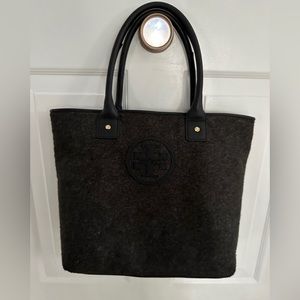 Tory Burch Gray flannel Tote